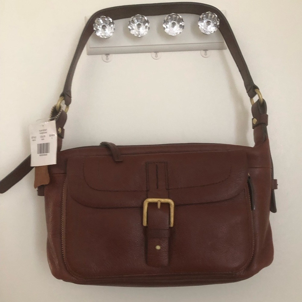 Y2K leather brown Giani Bernini purse. Genuine leather.